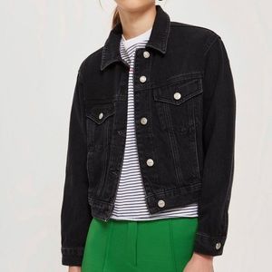 Moto Jacket black denim